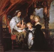 Peter Paul Rubens Deborah Kip Sir Balthasar Gerbiers wife, and her children USA oil painting artist